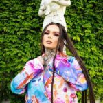 Zhavia Ward Instagram - Suited ⬆️💗💛💚💜Photo by @archivalgrams makeup @zo.glamz
