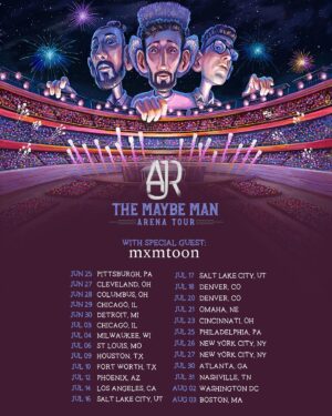 mxmtoon Instagram - no u guys do not get it… FIRST ARENA TOUR BABY!!! thank you @ajrbrothers, i am so stoked for this! :,) get a ticket and come scream with me 🗣️