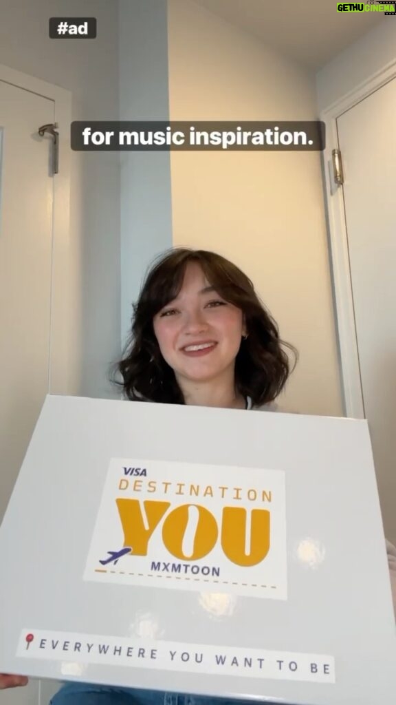 mxmtoon Instagram - #ad i’m going on a music adventure in mexico city with @visa_us and we’re bringing ✨you ✨ with us! starting this thursday, i’ll be dropping polls on my stories for you to vote on my trip itinerary in real-time. let’s gooo! ❤️ #DestinationYou