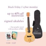 mxmtoon Instagram - early black friday deal on signed ukuleles and up to 40% off sitewide :) you can now learn your favorite ukulele songs (ex: cliché, riptide, toxic gossip train) 🫢 packing up a lil graphic novel with orders over $30 as well! thank you all for the support ❤️