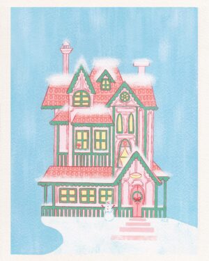 ALB in Wonderland Instagram - Oh there's no place like home for the holidays ✨
(done in gouache!) prints are available at albinwonderland.threadless.com
