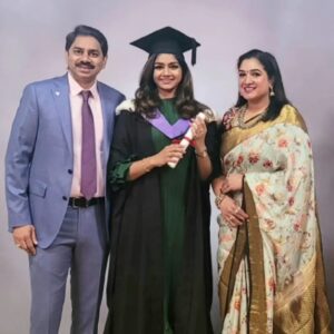 Aarthi Mohan Instagram - An absolute moment in pride🤩

Presenting to the world, DR. DHIKSHITHA GOKULAKRISHNAN!!!!!

@diya.diaries papa.. mama and me share equal joy and pride with amma @anits1103 and daddy @drgokulakrishnan, seeing you walk across that stage today!!!

Wouldn't have missed it for the world, if not for the embassy delay darling!

Our hearts and souls are with you there♡♡♡ 

May you soar high and keep reaching greater heights♡ much love from The Aruns♡♡♡

#gennext #ourkidsourpride #alwaysmakingusproud #onestepatatime #ourfamilysnextdoc #screaminginjoy #cantwaittoseeyou