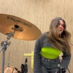 Abbey Hoes Instagram - Drum lessies progress, haha, zoveel plezier maken met mijn lief ❤️❤️❤️❤️❤️🫶🤘🙈 #newhobby