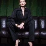 Abbey Lee Instagram - 🖤 @ysl FW24 🖤 @anthonyvaccarello 🖤