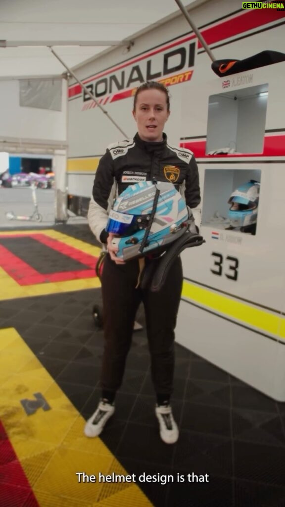 Abbie Eaton Instagram - Before Abbie gets kitted up for Race One, here’s an explanation of all the kit a racing driver has to wear. Race 1: 11:45 CET (10:45 GMT) Abbie is starting the race and Daan is jumping in to finish 🏁 #rebelleo #motorsport #lamborghini #supertrofeo #vallelunga
