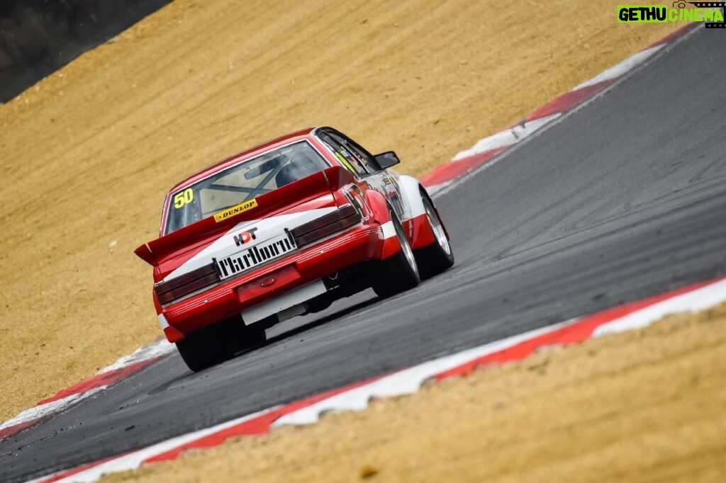 Abbie Eaton Instagram - Some fab shots of the Holden from Brands Hatch. A few gremlins came out to play today unfortunately, but nothing that can’t be fixed! 😊 Managed to hassle some modern cars with some decent aero onboard which is always nice to see the car being able to do so. Great fun to drive, even when it’s not behaving, and I love to see people’s face light up when I’m driving to the assembly area 🔊 📸 @amsoul_images #Holden #Commodore #VH #BrockReplica #AussieTouringCars #Marlboro #SuperTouringPower