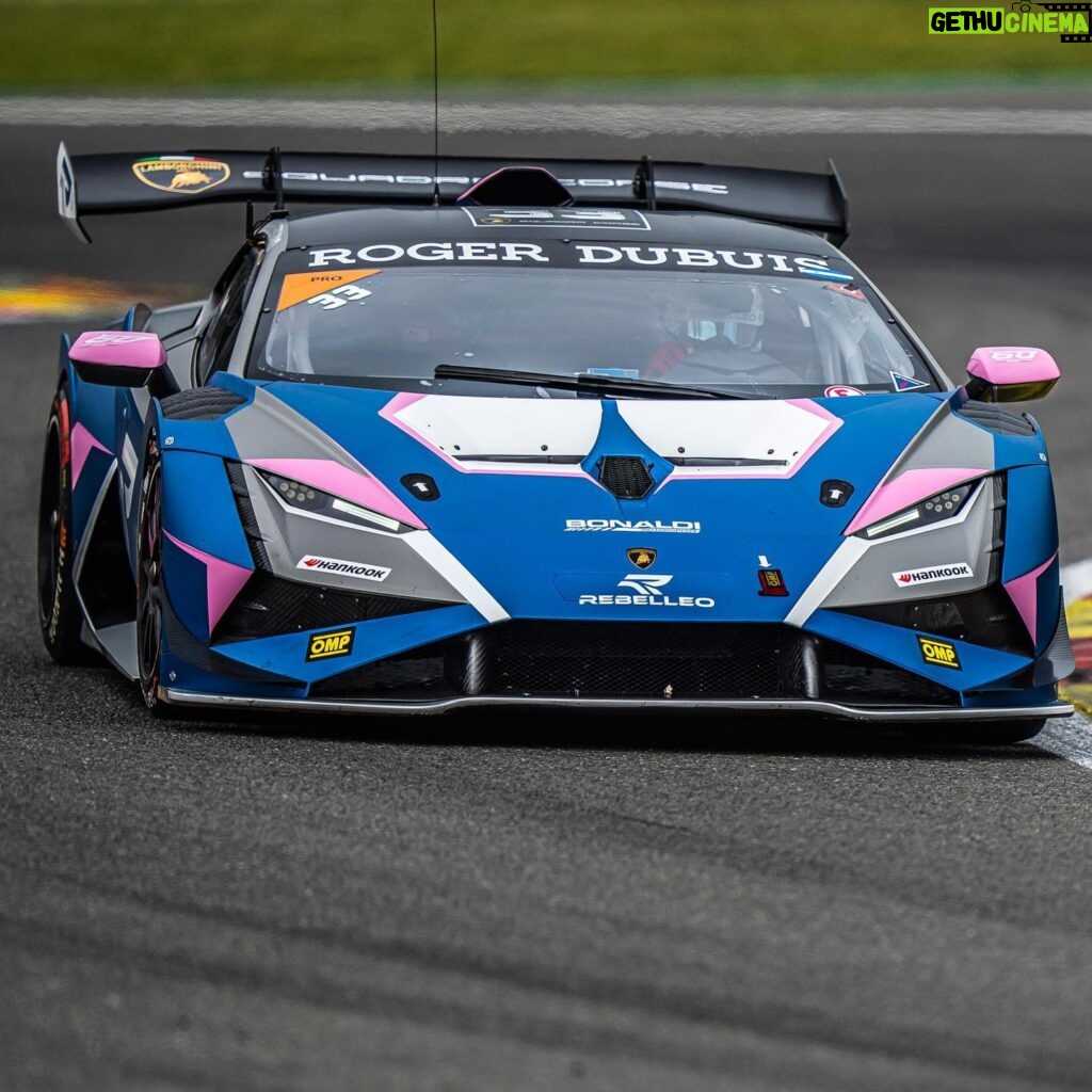 Abbie Eaton Instagram - Race 1 = P7 ➡️ P5! Busy race with lots of overtakes and battles going on! 🥵 Race 2 tomorrow at 10.35am ⏰ #Rebelleo #Motorsport #SpaFrancorchamps #DrivingChange #Lamborghini