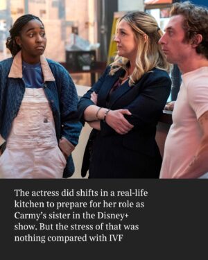 Abby Elliott Instagram - Abby Elliott couldn’t believe the numbers — how they warped and morphed. She was shadowing a restaurant manager at Houston’s in Los Angeles, in preparation for her role in the television series The Bear. “It was crazy,” Elliott, 37, says. “As a creative person — and math is not a strong suit — it blew my mind.”

As season three of The Bear is about to begin, she speaks to Style about her time on the show, shadowing a restaurant manager at work - and how none of it could compare to her experience of IVF.

🔗 Click the link in our bio to read the full interview

📸 Photographs: Katie McCurdy
Styling: Ali Kornhauser
Hair: Barb Thompson at Forward Artists
Make-up: Lilly Keys at A-Frame Agency