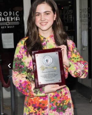 Abby Ryder Fortson Instagram - THANK YOU KEY WEST for the key to the city! We loved every second there! ❤️@margaretmovie @lionsgate