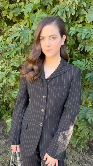Abby Ryder Fortson Instagram - Another event look ❤️ @dannidoesit @jordan_grossman @margaretmovie @lionsgate @moschino #fyc
