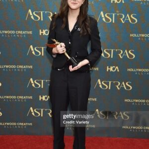 Abby Ryder Fortson Instagram - Then this happened…. Thank you so much to @hollywoodcreativealliance for honoring me with Star on thr Rise Award! I’m so grateful! @margaretmovie 
.
@jordan_grossman @dannidoesit @thombrowne