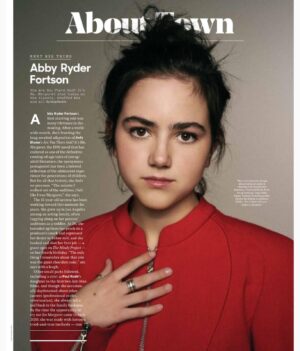 Abby Ryder Fortson Instagram - THANK YOU @hollywoodreporter ❤️❤️❤️ 
.
.
@margaretmovie @lionsgate @lionsgateuk 
.
@ben_cope @jordan_grossman @kmannmakeup @wolfkasteler 
@muglerofficial