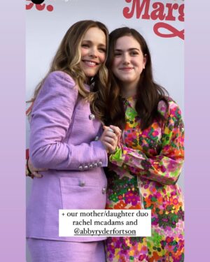 Abby Ryder Fortson Instagram - Margaret and Barbara Simon —- RACHEL ❤️❤️❤️❤️❤️ @margaretmovie @lionsgate @judyblume4real 
.
.
@jordan_grossman @stellamccartney @natashasmee @wolfkasteler