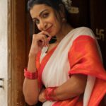 Abeneya Nethran Instagram - 🤍❤️ 📸- @sk24official ❤️ #abeneya #saree #traditional #fyp #instagram