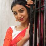 Abeneya Nethran Instagram - 🤍❤️ 📸- @sk24official ❤️ #abeneya #saree #traditional #fyp #instagram