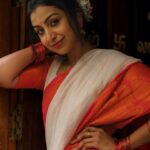 Abeneya Nethran Instagram - 🤍❤️ 📸- @sk24official ❤️ #abeneya #saree #traditional #fyp #instagram