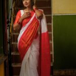 Abeneya Nethran Instagram - 🤍 Captured by - @sk24official #abeneya #sareelove #traditional #instagram #trendsetter #explorepage #indianoutfit #fyp