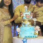 Abi Navya Instagram - Dhruv’s 1st birthday celebration cake by @food_lamour @abinavya @deepak_chinky 💓💓 Birthday cake - @food_lamour . . . #birthdaycelebration #birthdays #birthday #chennaicakes #chennai #kolathur #vinayagapuram #villivakkam #