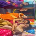 Abi Navya Instagram - Achoachooo paridhabangal 😹🤣😂 bloopers