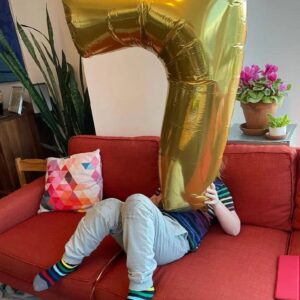 Abigail Savage Instagram - Happy 7th birthday to the coolest kid I've ever met! I'm one lucky Abby.