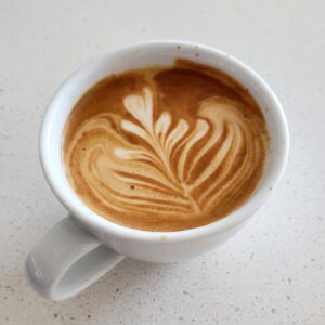 Abigail Savage Instagram - Workin on my latte art. Pretty proud of this one!