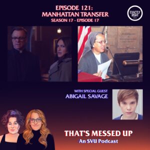 Abigail Savage Instagram - I'm on a podcast! Talking about my role as Sister Nina Kelly on SVU. Listen to @thatsmesseduppod on @ExactlyRight -find it on Apple podcasts or wherever you do your podcast listening... (PS the best part is the beginning where hosts Liza Treyger and Kara Klenk shoot the s**t with each other. They're awesome.)