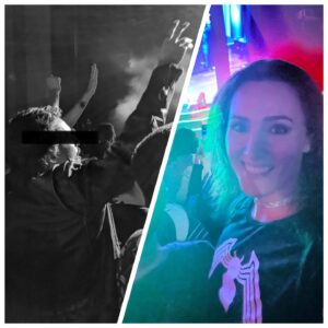 Abigail Thorn Instagram - Two Kim Petras concerts, 4 years apart. How times change! 💖💖💖