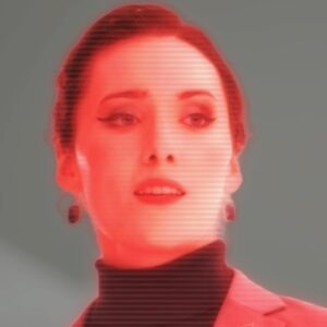Abigail Thorn Instagram - OMG who’s that sexy AI in the trailer for #IDENTITEAZE 👀 
Get ready - the film drops on Nebula June 25th
#betheglitch 👾