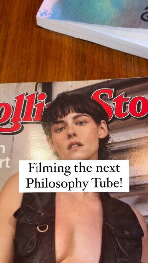 Abigail Thorn Instagram - We’re in studio today filming the next episode of Philosophy Tube!