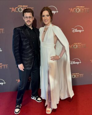 Abigail Thorn Instagram - I was honoured to be at the premiere of Star Wars: The Acolyte last night. The show is SO GOOD and I’m so proud to be in it: as an actor and a Star Wars fan, it’s incredible. Everyone worked so hard on it so I hope it’s a huge hit and the fans love it!

Styling by @briconstyle 
HMU by @nickibugs 
Nails by @preciousnailsandbeautybynessa 
Necklace by @volks.geist x @tiffanyandco 
Additional footage by Getty Images/Mark Case

#starwars #theacolyte @disneyplus