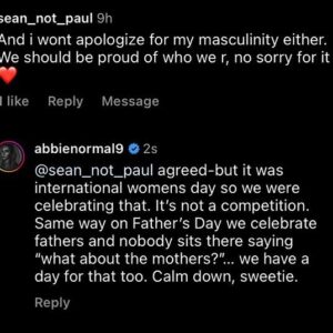 Abigail Breslin Instagram - when u try to make an international womens day post and are met with this kinda bullshit. *cue me sighing loudly and aggressively*