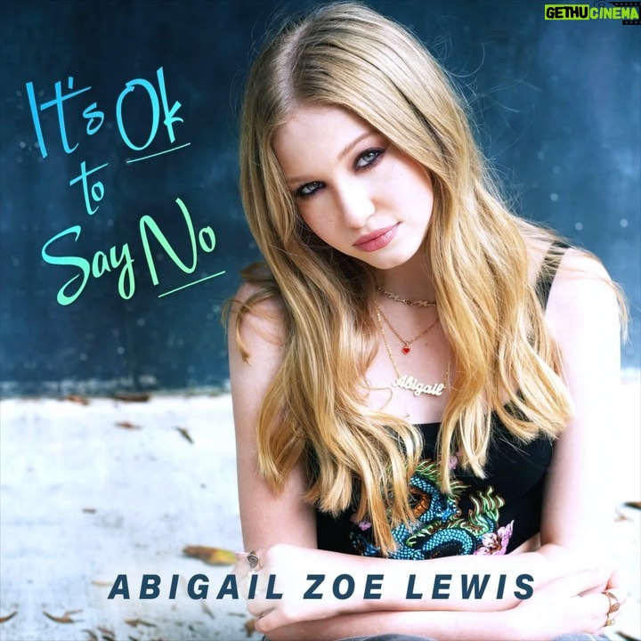 Abigail Zoe Lewis Instagram - Stream my original song, “It’s Ok to Say No” on all major music streaming platforms!! LINK IN BIO! Thank you to my incredible team @theyarethejam @jordanjameslife @mikemanithejam for helping create and produce this song with me. ❤️ ~ PC: @christinaturino #itsoktosayno #abigailzoelewis #song #originalmusic #music #songwriter #explore