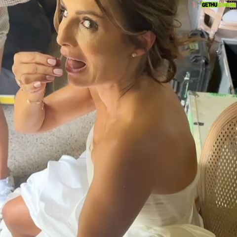 Ada Nicodemou Instagram - Swipe for a look behind the scenes of Leah & Justin’s #HomeandAway wedding 🤍 So proud of all the cast and crew who worked so hard on this one ⭐️ The wedding continues tonight on Channel 7 👰🏽‍♀️