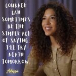 Adassa Instagram - ✨ Courage doesn’t always roar. Sometimes, it’s the quiet voice at the end of the day whispering, “I will try again tomorrow.” 🌟 No matter how small the step, having the courage to keep moving forward is what truly matters. 💪💖 #Courage #KeepGoing #TryAgain #Inspiration #NeverGiveUp #ThoughtofTheDay #adassaofficial#motivation#believe