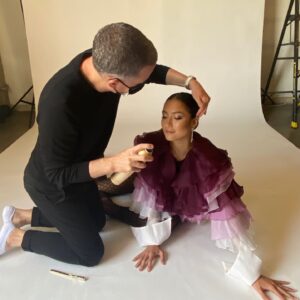 Adeline Rudolph Instagram - BTS snippets from @schonmagazine shoot with the A class team @stylistmelissalynn @rickhenryla @manthony783 @raenbadua 👄