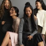 Adeline Rudolph Instagram - The truth is, I had a lot of anxiety about talking about something so personal. But on the flip side I am so lucky to have such an amazing support system. Thank you to these beautiful ladies @nicolekang @leahmlewis and @momonatamada for being such powerful idols and to @alysewhitney and @glamourmag for giving us a safe space to have our voices be heard. Link in bio for the article 🤍 📸 @noahasanias 💇🏻‍♀️ @nadiahoecklin 👄 @minjee.mowat 💃🏻 @joannakulpastylist
