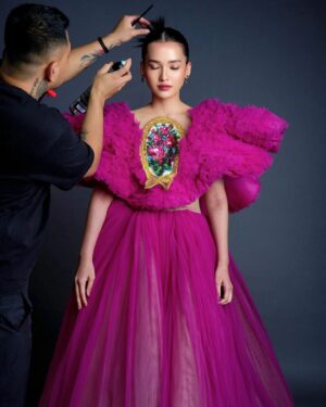 Adila Fitri Instagram - ADILA FITRI @adilafitri 
Photographer @karinayasmine 
Makeup @itsfrankywu 
Hairdo @opick_hairstylist 
Stylist @rikkisi 
Wearing @marianamarcellacouture
.
#adilafitri #beehaveentertainment