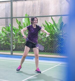 Adila Fitri Instagram - Badminton kemarin 🏸