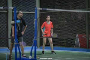 Adila Fitri Instagram - Jam malem malah makin rame ini badminton 🫡