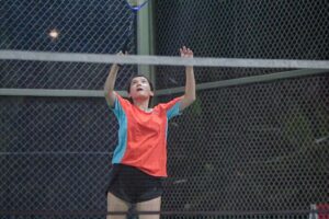 Adila Fitri Instagram - Jam malem malah makin rame ini badminton 🫡