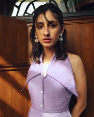Aditi Saigal Instagram - Call me baby 📞 

romper: @shivanandnarresh
heels: @louboutinworld 
earrings: @studioviange
📸 @poonamkotecha

styled by: @anishagandhi3 and @rochelledsa
assistant stylist: @ssssamridh

Hair by @farahkadkotra_hairmakeup 
MakeUp by @khushbusoni06