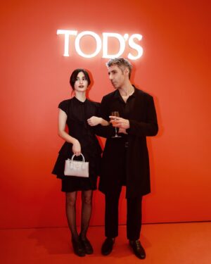 Aditi Saigal Instagram - At the @tods opening channeling my inner goth girl 🍾

Wearing: @tara_and_i 
Bag: @tods 
Hair: @hairby_shivanik 
Makeup: @goldandglittr 

📍- Jio World Plaza