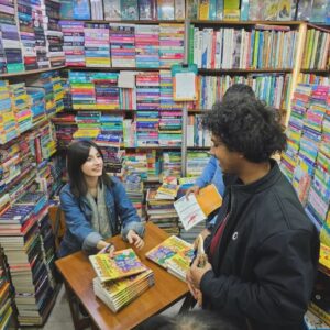 Aditi Saigal Instagram - Yesterday at Mid Land Bookshop 📚
I've been going to Midlands since I was a little kid. I spent hours and hours browsing Enid Blyton, Roald Dahl, Philip Pullman, Asterix and well - Archie comics! This family run, independent bookstore is no doubt, an important part of many peoples' childhoods, including my own. 

Incredible moment to come back as a 25 year old in this capacity. 

@graphicindia
@thearchiesonnetflix 
@zoieakhtar