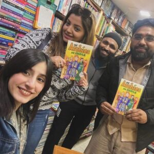 Aditi Saigal Instagram - Yesterday at Mid Land Bookshop 📚
I've been going to Midlands since I was a little kid. I spent hours and hours browsing Enid Blyton, Roald Dahl, Philip Pullman, Asterix and well - Archie comics! This family run, independent bookstore is no doubt, an important part of many peoples' childhoods, including my own. 

Incredible moment to come back as a 25 year old in this capacity. 

@graphicindia
@thearchiesonnetflix 
@zoieakhtar