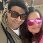 Aditi Singh Sharma Instagram – Happy morning bumping into my buddy @kikusharda at the airport. Big love to you, always love spending time with you .. thank you for always spreading such joy. ❤️❤️