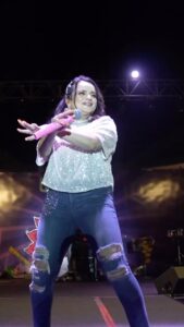 Aditi Singh Sharma Instagram - At @rntu_official #Bhopal ❤️ #ADTlive #mystagemypeople #music #performance #bhopal 📸 @theoniproductions