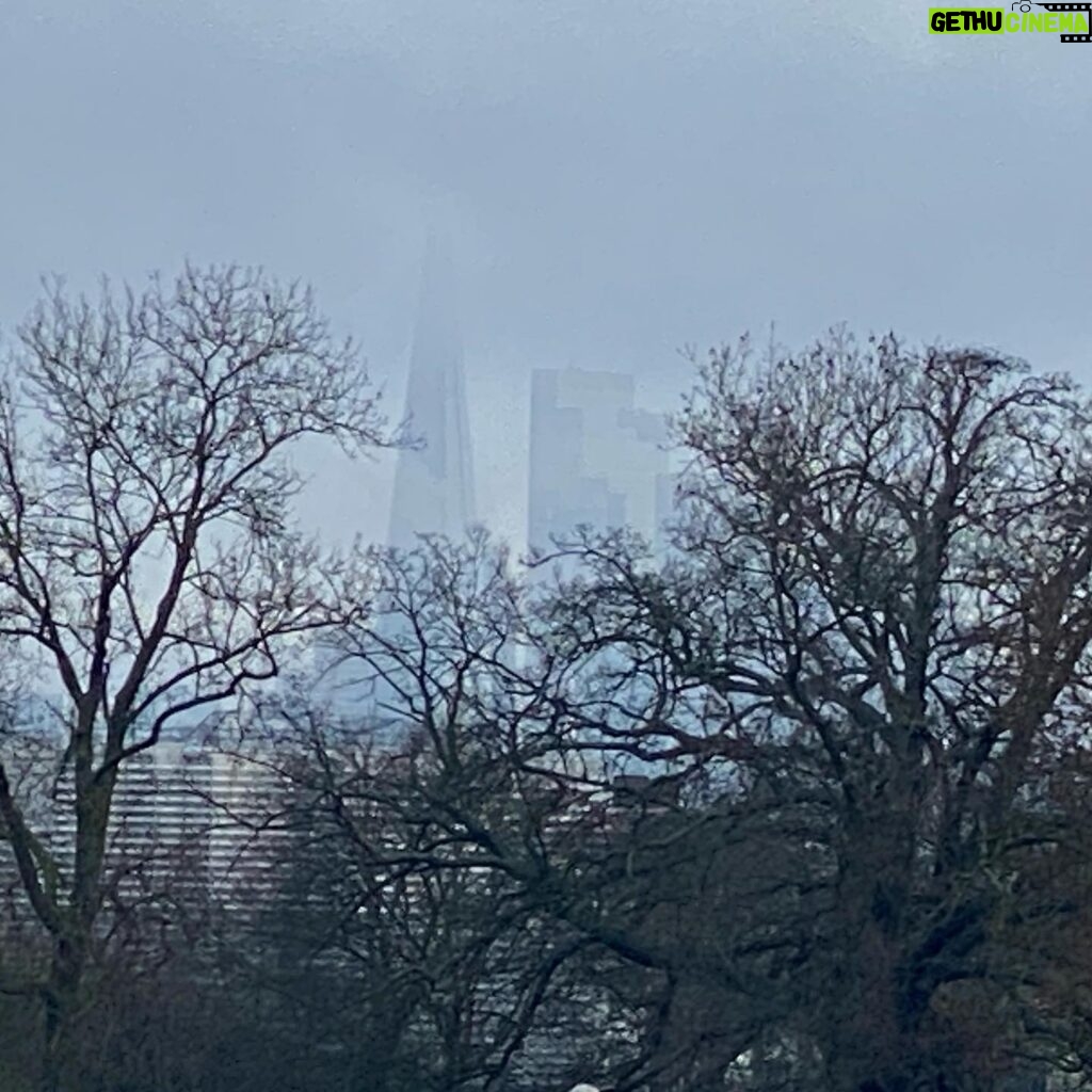 Adjoa Andoh Instagram - A foggy shard in Ruskin Park