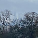 Adjoa Andoh Instagram – A foggy shard in Ruskin Park