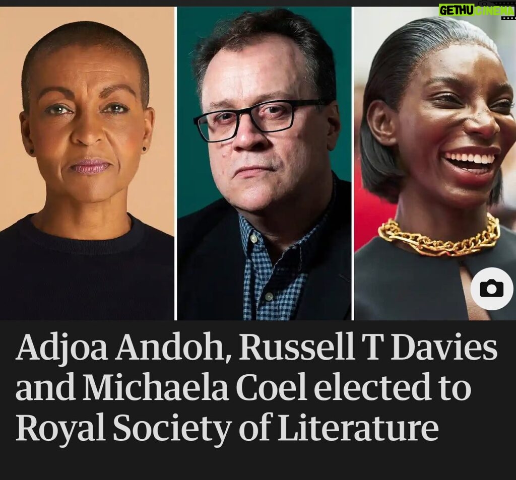 Adjoa Andoh Instagram - Happily in good company!! And very honoured to become an honorary felllow of an organisation whose stated aims read, “We act as a voice for the value of literature, engage people in appreciating literature, and encourage and honour writers.” Count me in🥰🙏🏾🥰 Congrats to all new fellows👏🏾👏🏾👏🏾