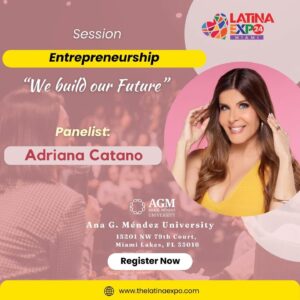Adriana Cataño Instagram - Estoy tan feliz, so happy to be a speaker at the Latin Expo Miami !! Empowering women & young ladies is one of my top priorities.
Empoderar a las mujeres y a jóvenes es una
prioridad para mi. #adrianacatano #latina #womenempoweringwomen 
#Repost @latinaexpo_chicago 
🌟✨ Exciting Announcement! Join us for a captivating session at LATINA EXPO with the multi-talented @adrianacatanoofficial ! 🎭💼

🔥 Immerse yourself in the world of empowerment as Adriana, a seasoned actress and savvy entrepreneur, shares her inspiring journey of breaking barriers and building an impactful career. 🚀🌟

Get ready to be empowered by Adriana as she delves into her experiences as a trailblazing actress and successful entrepreneur, proving that dreams know no boundaries. 🩷💪

This is YOUR opportunity to gain valuable insights, ask questions, and connect with a powerhouse who’s redefining success on her terms! 💃🔑

Secure your spot now! Link in bio. 🎟️ Limited seats available! Let’s celebrate the strength and brilliance of Hispanic women together! 🌺👭 

#HispanicWomenEmpowerment #ActressEntrepreneur #BreakingBoundaries #EmpowerHerJourney #WomenInFilm #LatinasInBusiness #InspirationSession #EntrepreneurialSpirit #SuccessStories #WomenEmpoweringWomen #miami #miamiflorida